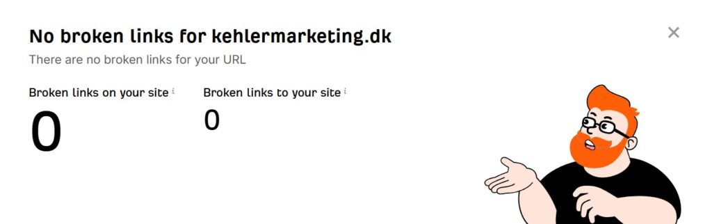 Broken link checker Kehler Marketing