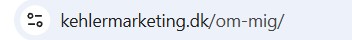 URL om mig KehlerMarketing